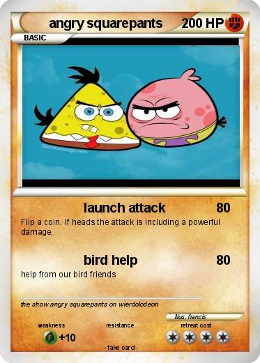 Pokemon angry squarepants