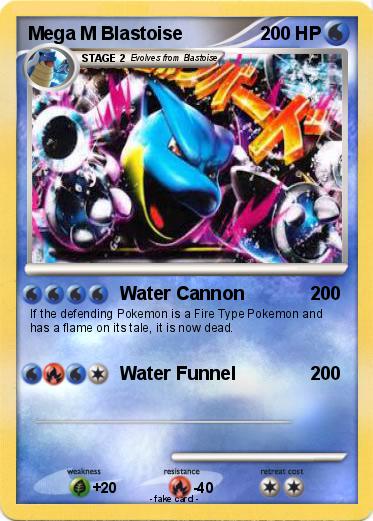 Pokemon Mega M Blastoise