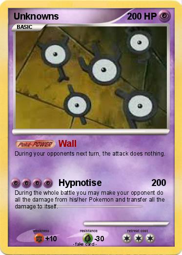 Pokemon Unknowns