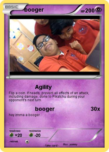 Pokemon booger