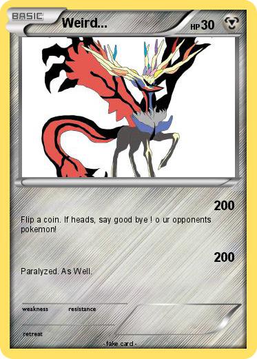 Pokemon Weird...