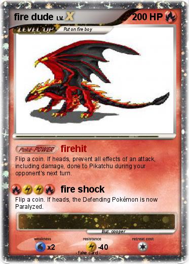 Pokemon fire dude