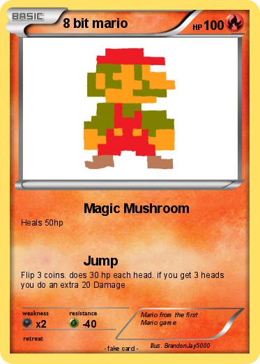 Pokemon 8 bit mario