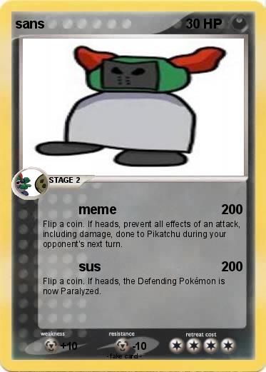 Pokemon sans