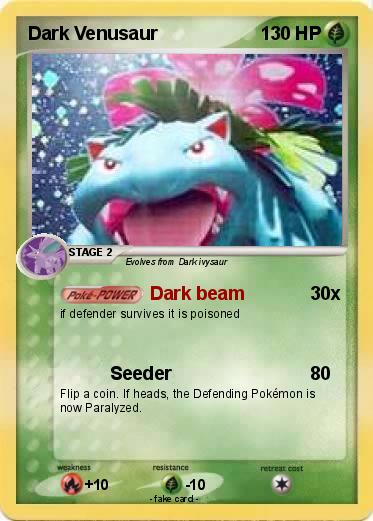 Pokemon Dark Venusaur