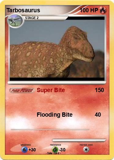 Pokemon Tarbosaurus
