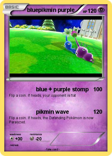 Pokemon bluepikmin purple