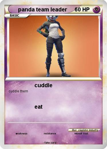 Pokemon panda team leader