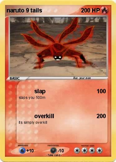 Pokemon naruto 9 tails