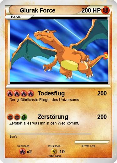 Pokemon Glurak Force