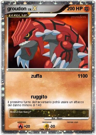 Pokemon groudon