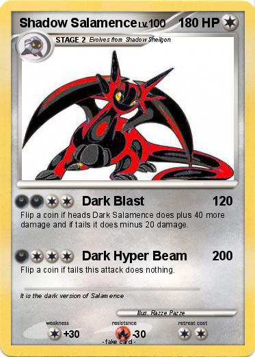 Pokemon Shadow Salamence