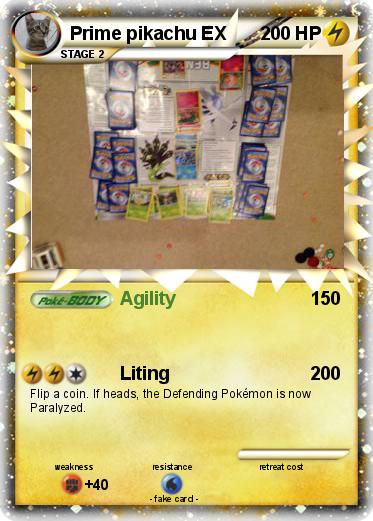 Pokemon Prime pikachu EX