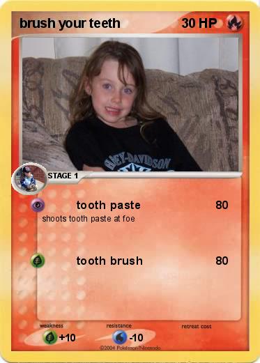 Pokemon brush your teeth