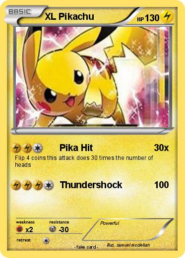 Pokemon XL Pikachu