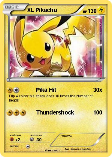 Pokemon XL Pikachu