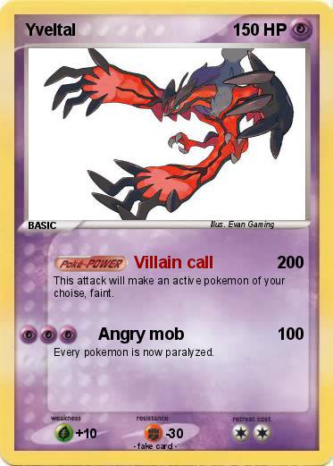 Pokemon Yveltal