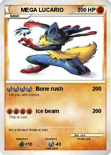 Pokemon MEGA LUCARIO