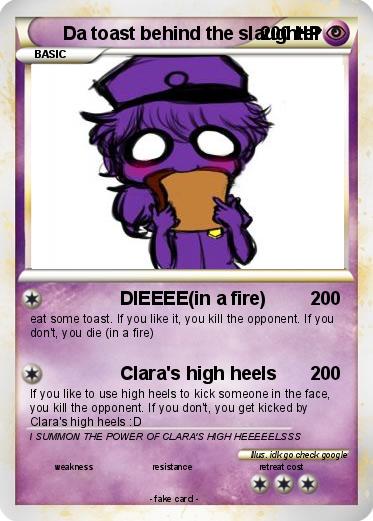 Pokemon Da toast behind the slaughter