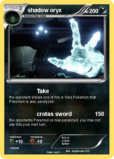 Pokemon shadow oryx