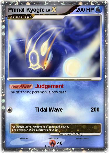 Pokemon Primal Kyogre