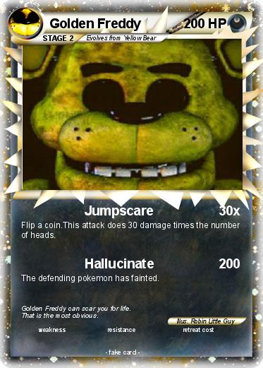 Pokemon Golden Freddy