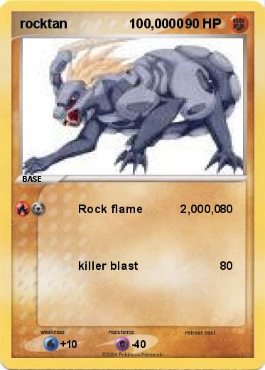 Pokemon rocktan                 100,0000