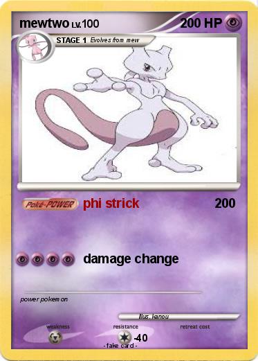 Pokemon mewtwo