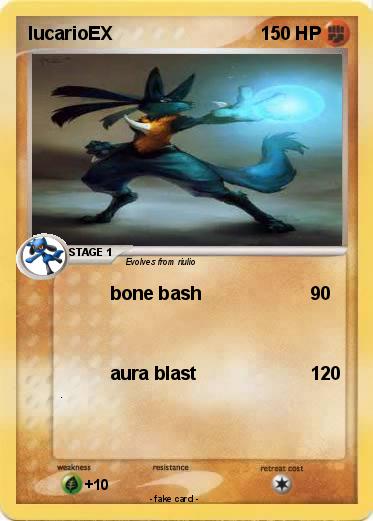 Pokemon lucarioEX