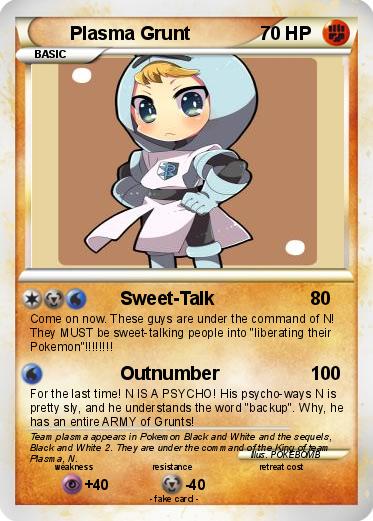 Pokemon Plasma Grunt