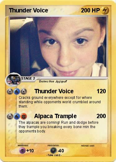 Pokemon Thunder Voice