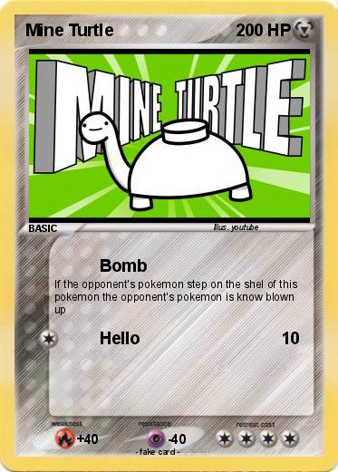 Pokemon Mine Turtle