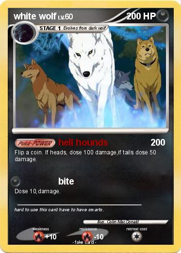 Pokemon white wolf