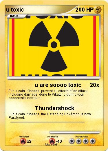 Pokemon u toxic
