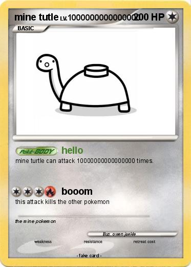 Pokemon mine tutle