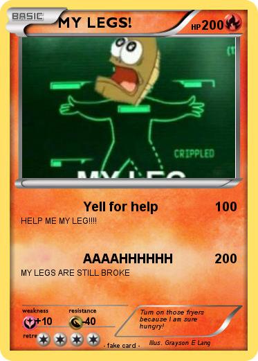 Pokemon MY LEGS!