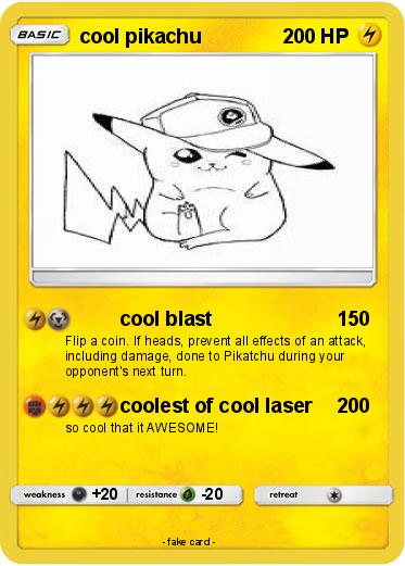 Pokemon cool pikachu