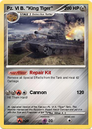 Pokemon Pz. VI B. "King Tiger"