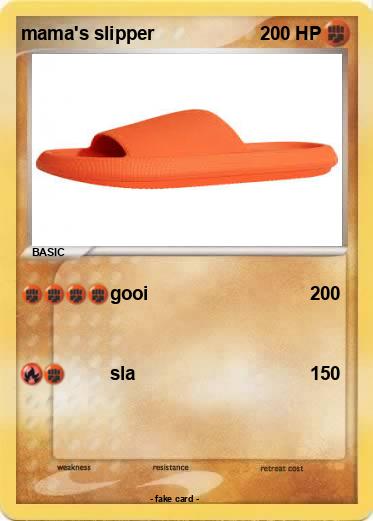 Pokemon mama's slipper