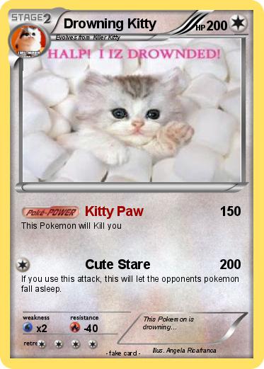 Pokemon Drowning Kitty