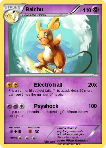 Pokemon Raichu