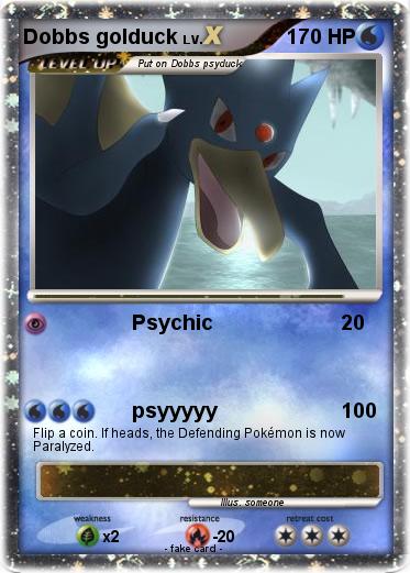 Pokemon Dobbs golduck