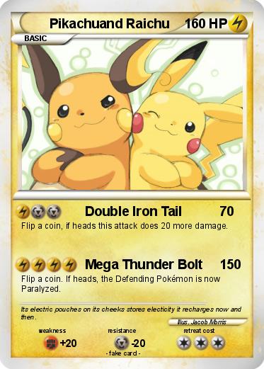 Pokemon Pikachuand Raichu