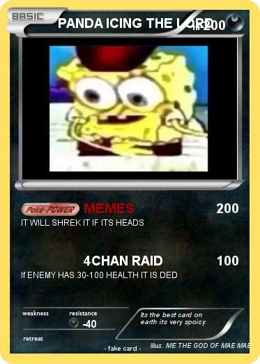 Pokemon PANDA ICING THE LORD Pokemon PANDA ICING THE LORD