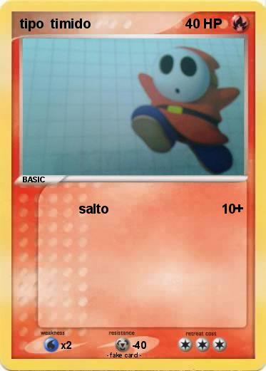 Pokemon tipo  timido