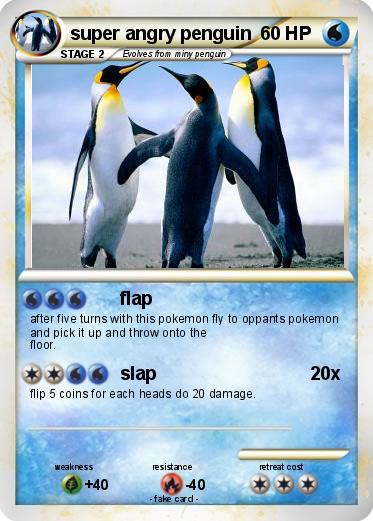 Pokemon super angry penguin