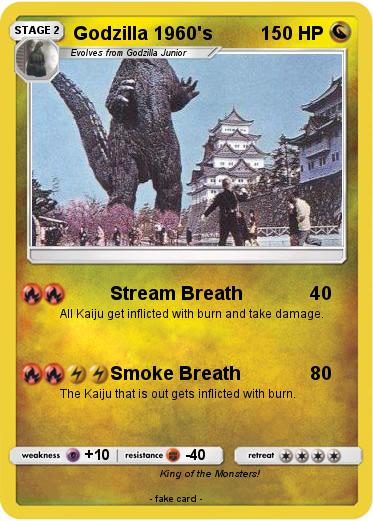 Pokemon Godzilla 1960's