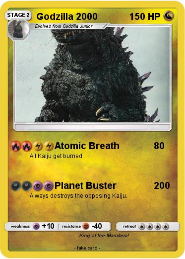 Pokemon Godzilla 2000
