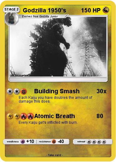 Pokemon Godzilla 1950's