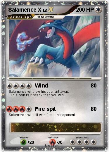 Pokemon Salamence X